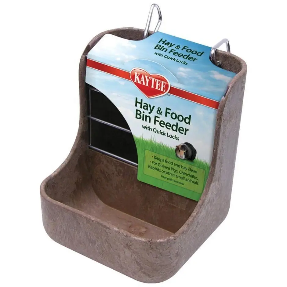 Kaytee Hay-N-Food Bin Feeder 1