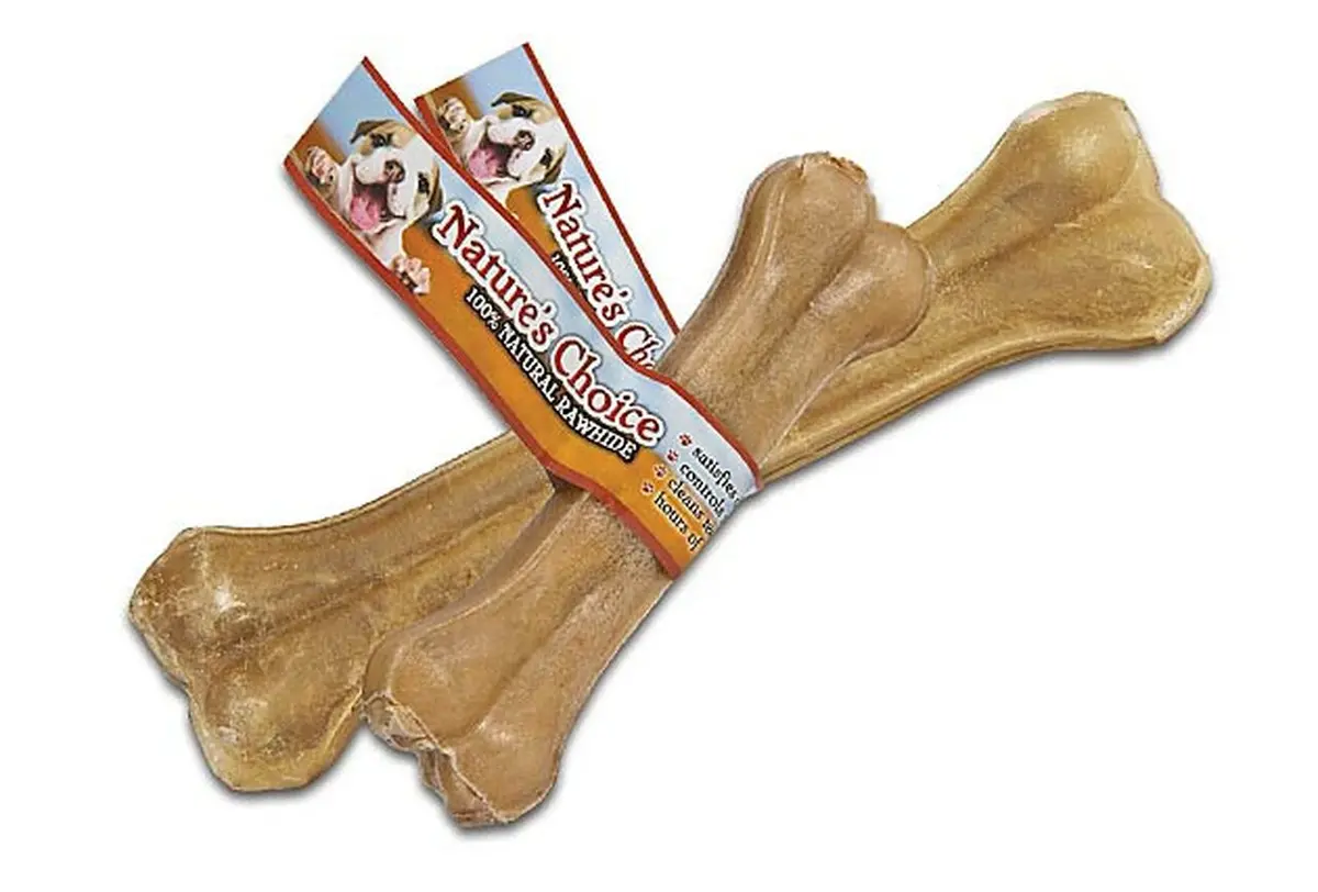 Loving Pets Nature's Choice Pressed Rawhide Bone 1