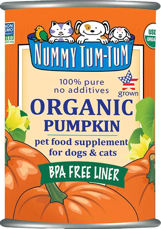 Nummy Tum Tum Organic Pumpkin Pet Food Supplement For Dogs & Cats 1