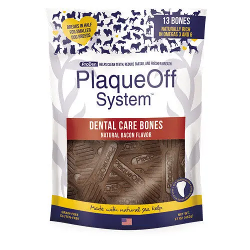Proden Plaqueoff® Bacon Dental Bones 1