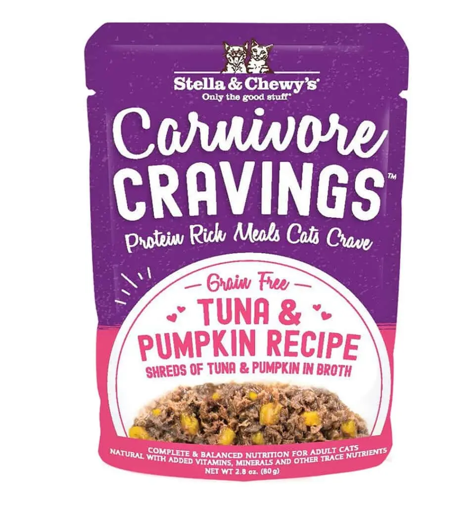 Stella & Chewy's Carnivore Cravings Tuna & Pumpkin Recipe Wet Cat Food 1
