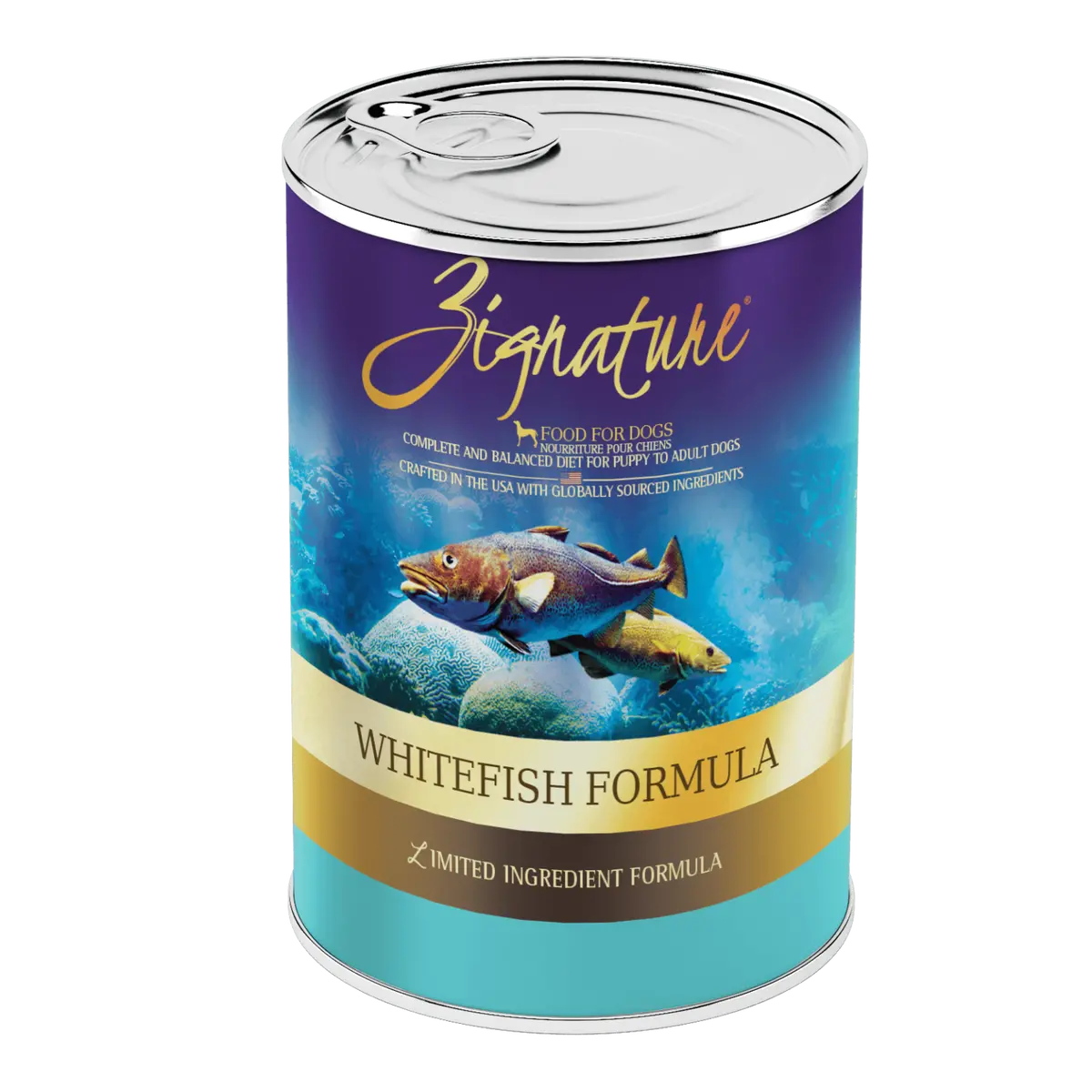 Zignature Limited Ingredient Whitefish Formula Wet Dog Food 1