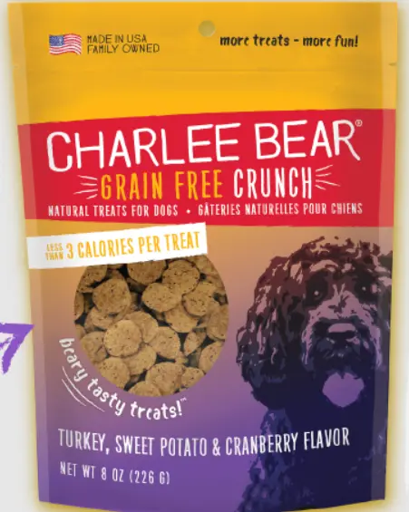 Charlee Bear Grain-Free Bear Crunch Turkey, Sweet Potato & Cranberry Flavor 1