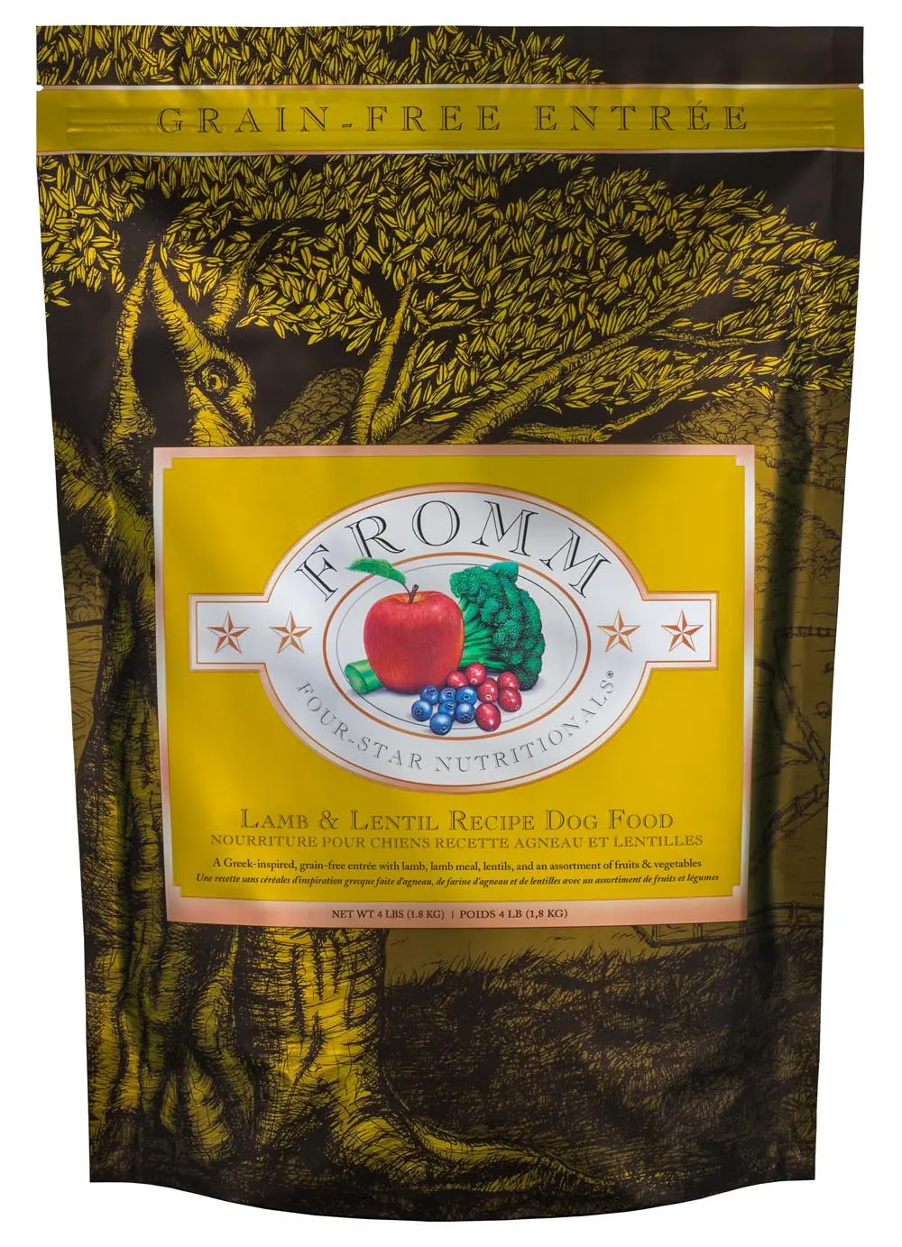 Fromm Four-Star Lamb & Lentil Recipe Dog Food 1