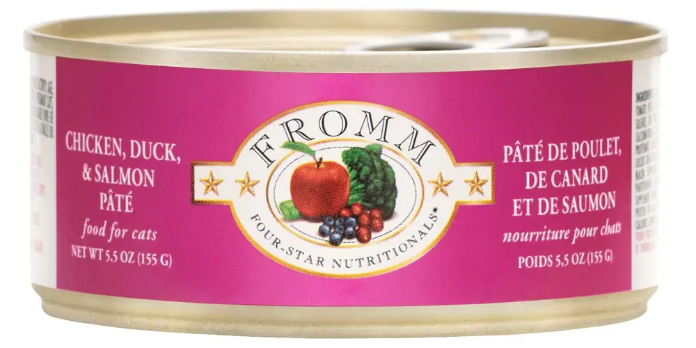 Fromm Four-Star Chicken, Duck & Salmon Pâté Cat Food 1