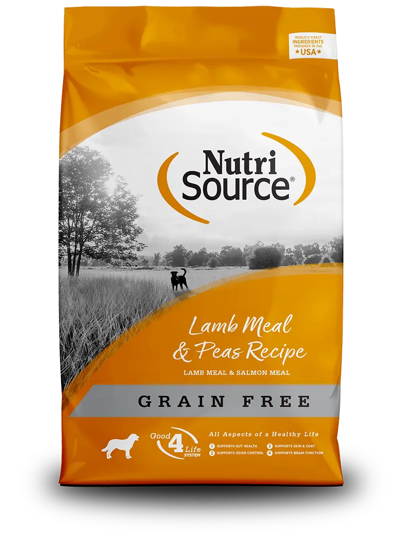 Nutrisource® Grain Free Lamb Meal & Peas Recipe 1