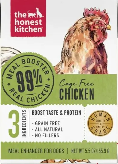 The Honest Kitchen Meal Booster 99% Chicken Dog Food Topper 1