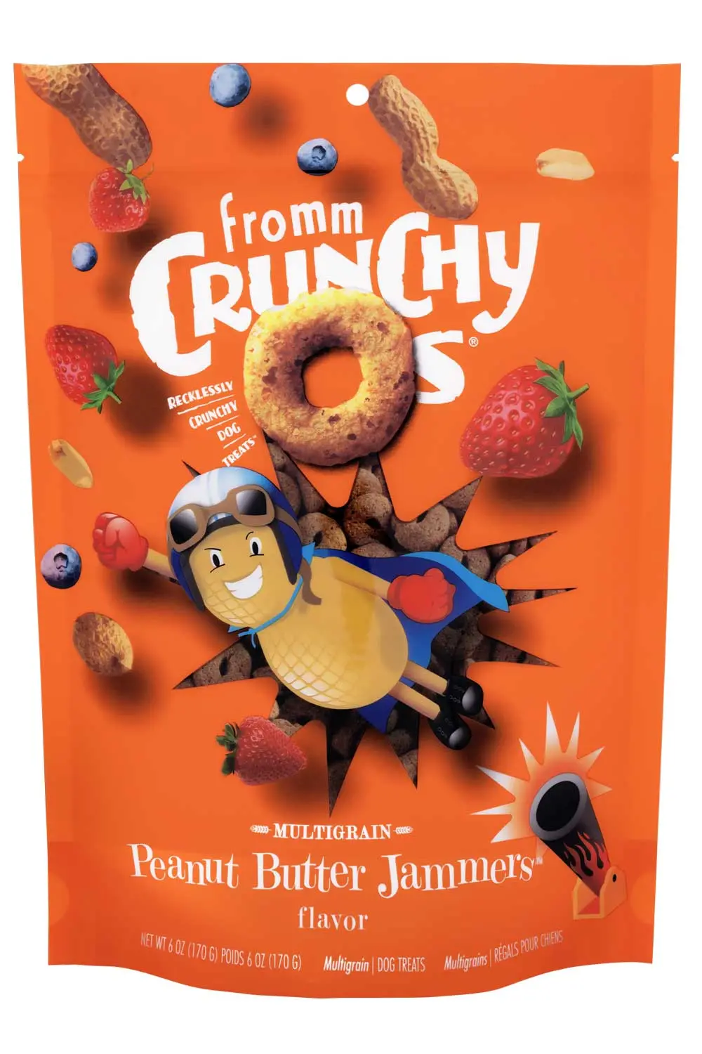 Fromm Crunchy O's Peanut Butter Jammers Dog Treats 1