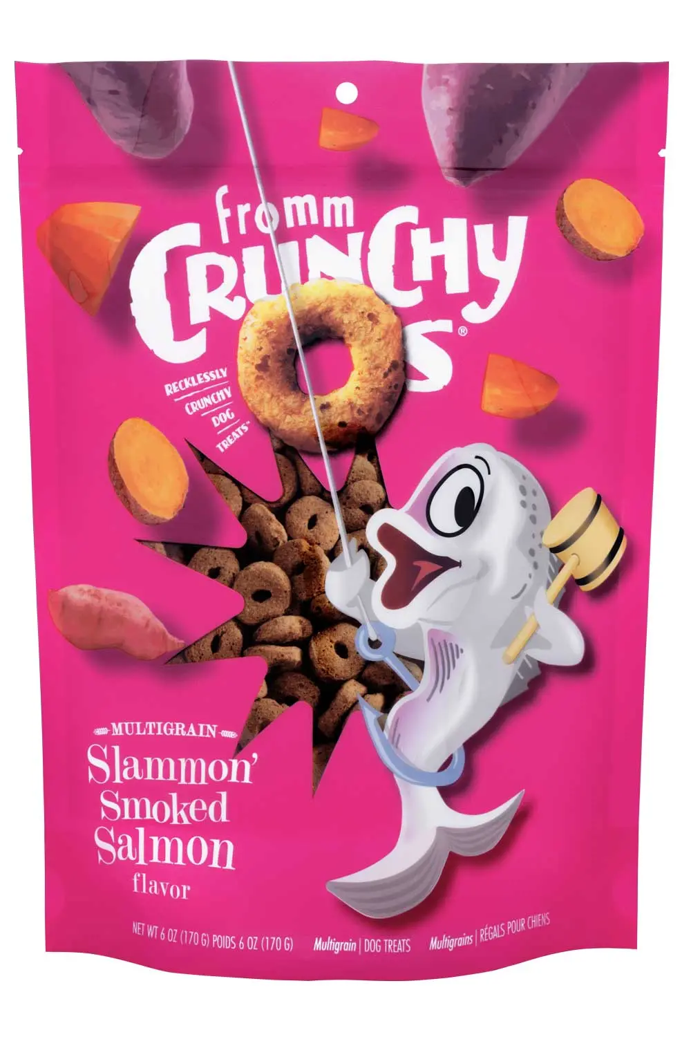 Fromm Crunchy Os® Slammon' Smoked Salmon Flavor Dog Treats 1