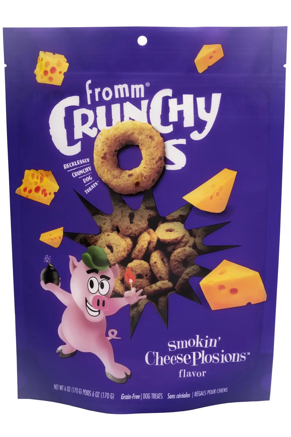 Fromm Crunchy Os® Smokin' Cheeseplosions® Flavor Dog Treats 1