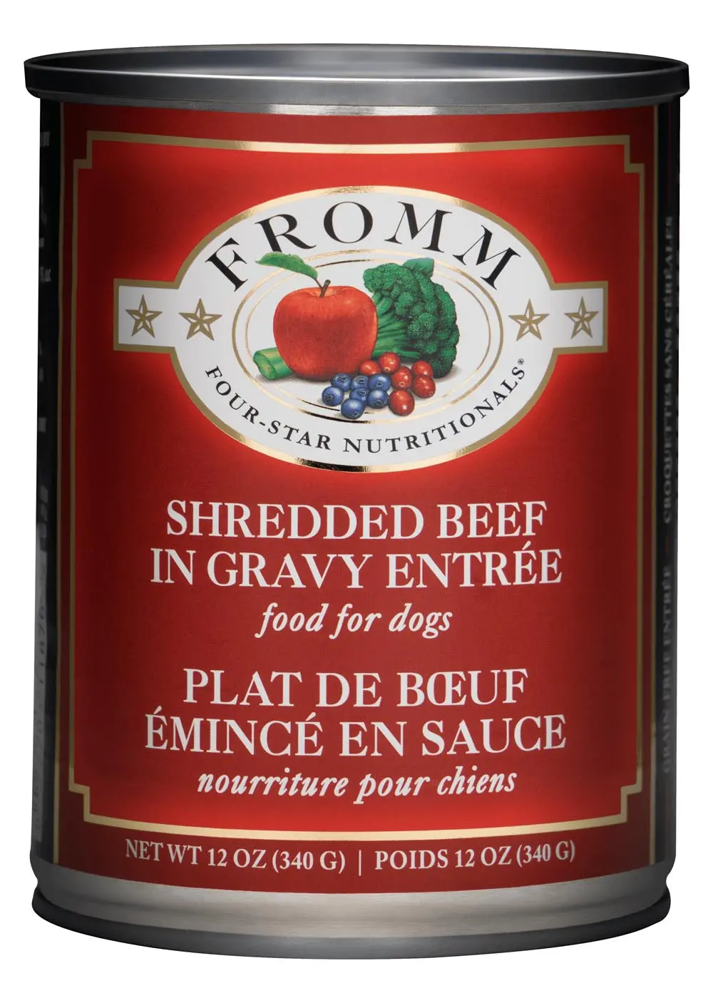 Fromm Four-Star Shredded Beef In Gravy Entrée Dog Food 1