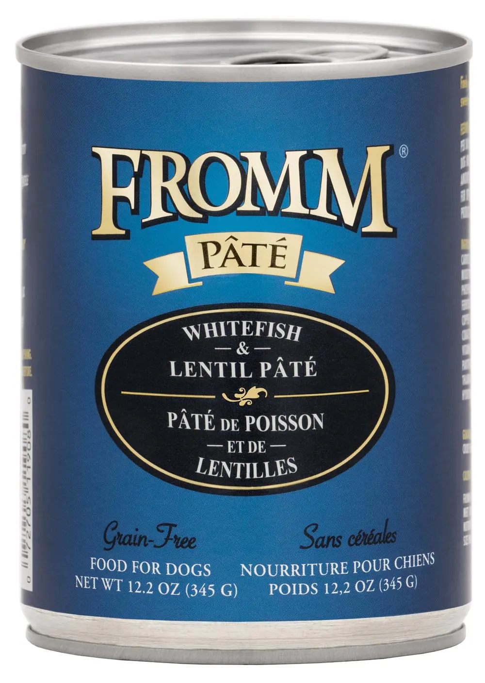 Fromm Grain-Free Whitefish & Lentil Pâté Dog Food 1