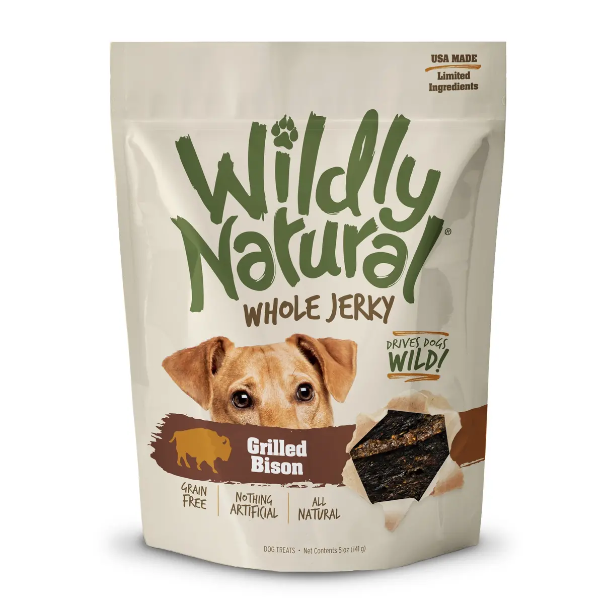 Fruitables Wildly Natural Jerky Grilled Bison Dog Treats 1