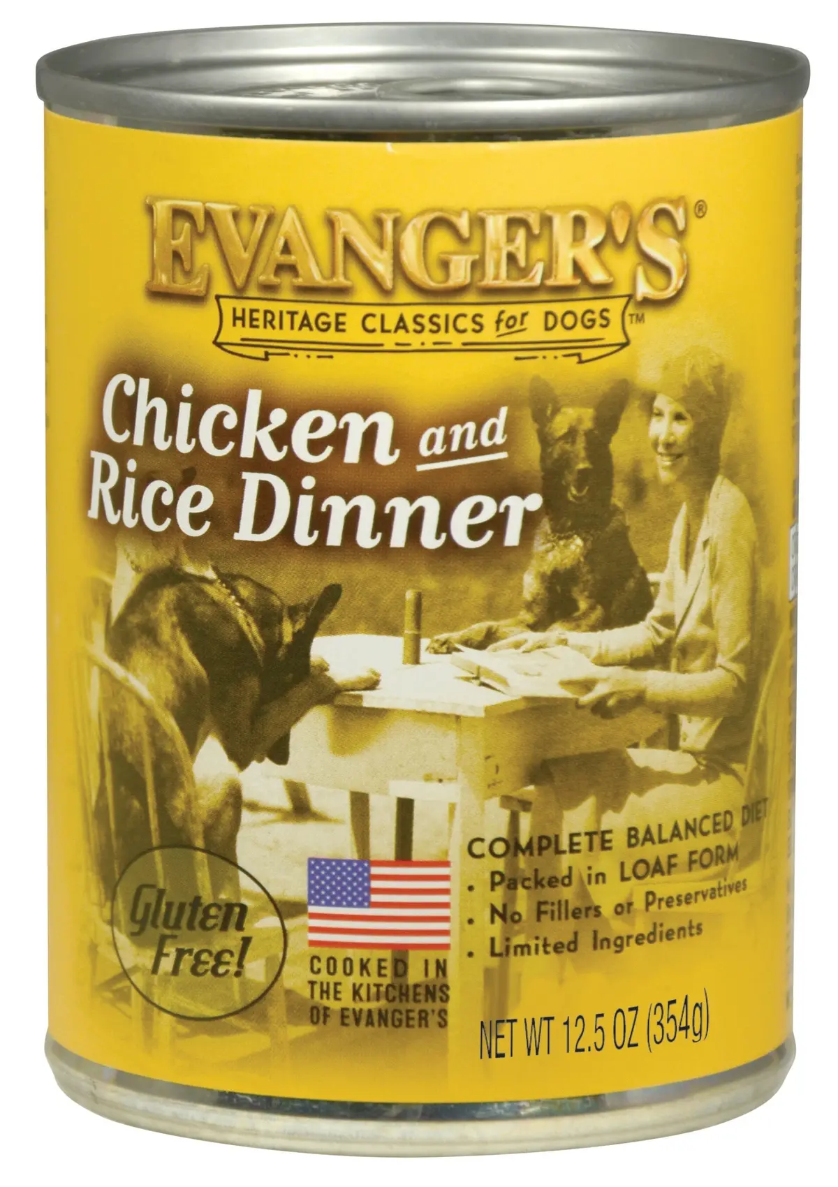 Evanger's Heritage Classic For Dogs Chicken & Rice Dinner 1