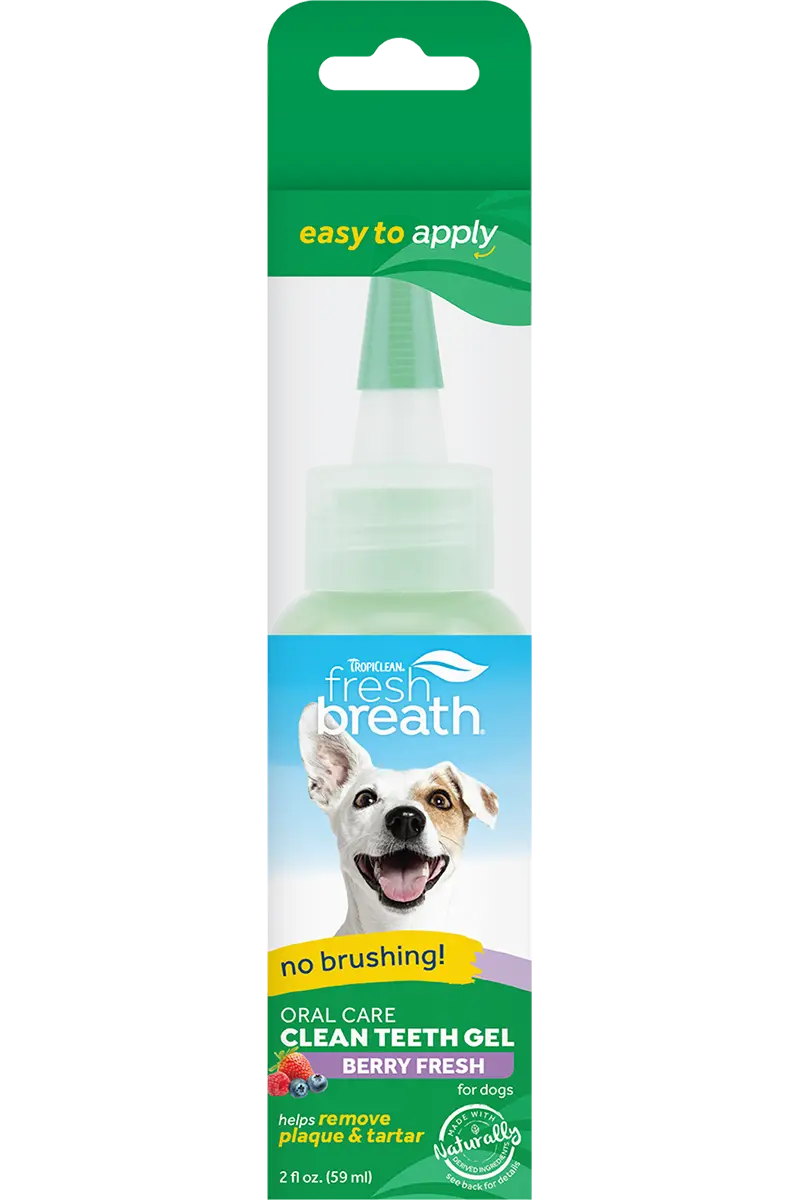 Tropiclean Pet Oral Care Gel For Dogs With Berry Flavoring 1