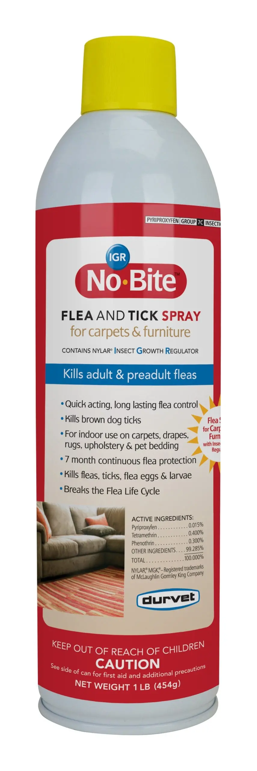 Durvet No-Bite™ Igr Flea And Tick Spray 1
