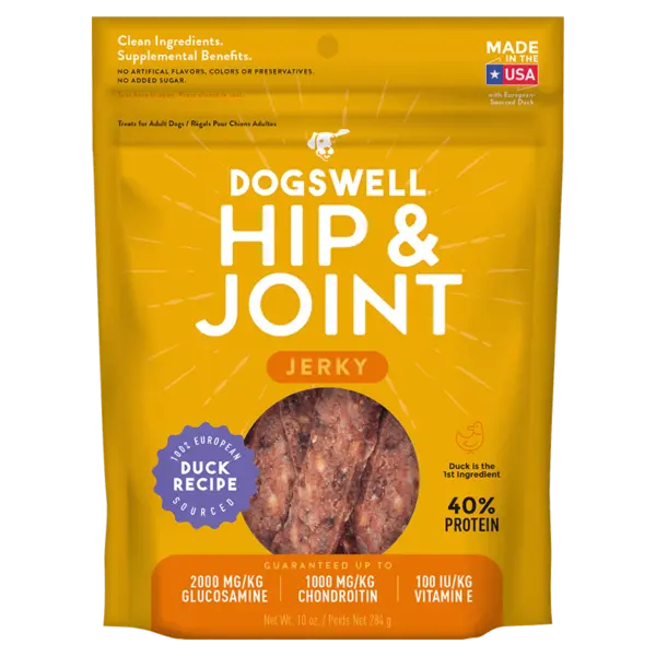 Dogswell® Hip & Joint Jerky Treats, Duck Recipe 1