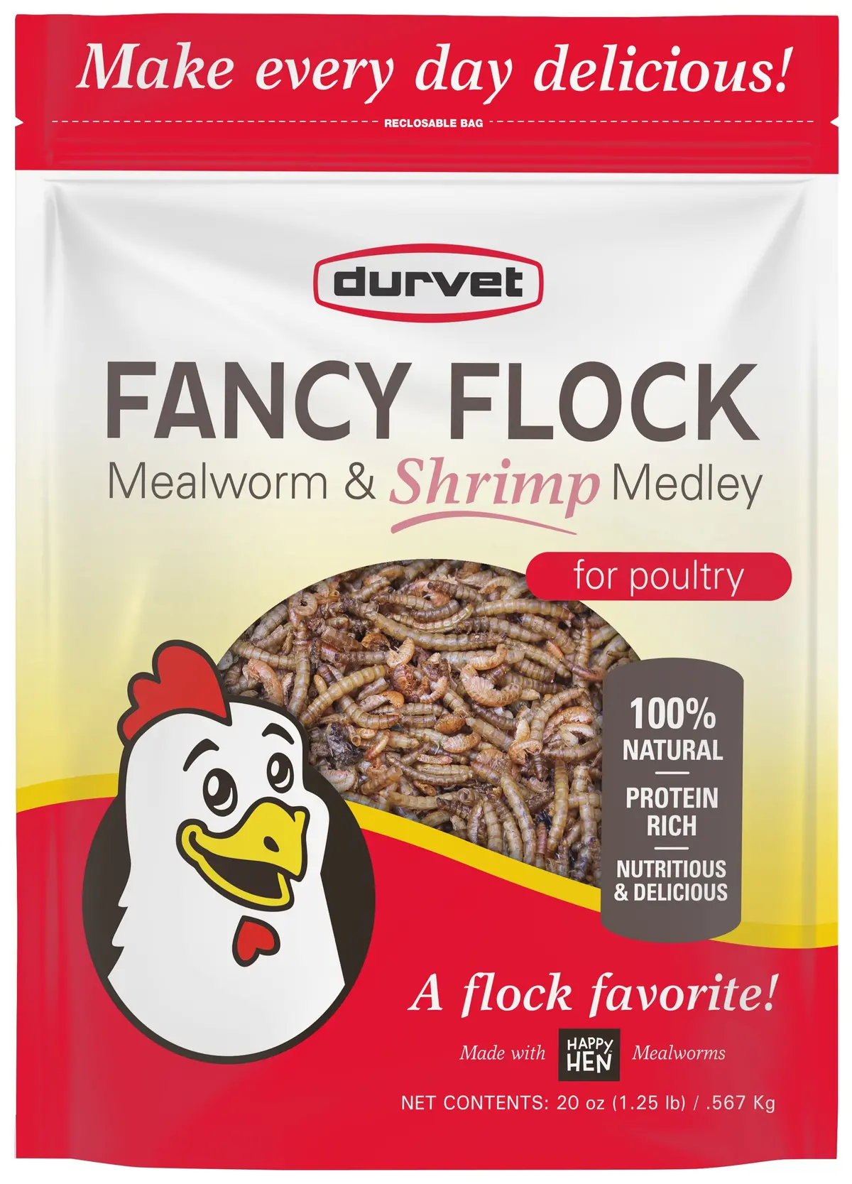 Durvet Fancy Flock™ Mealworm & Shrimp Medley 1