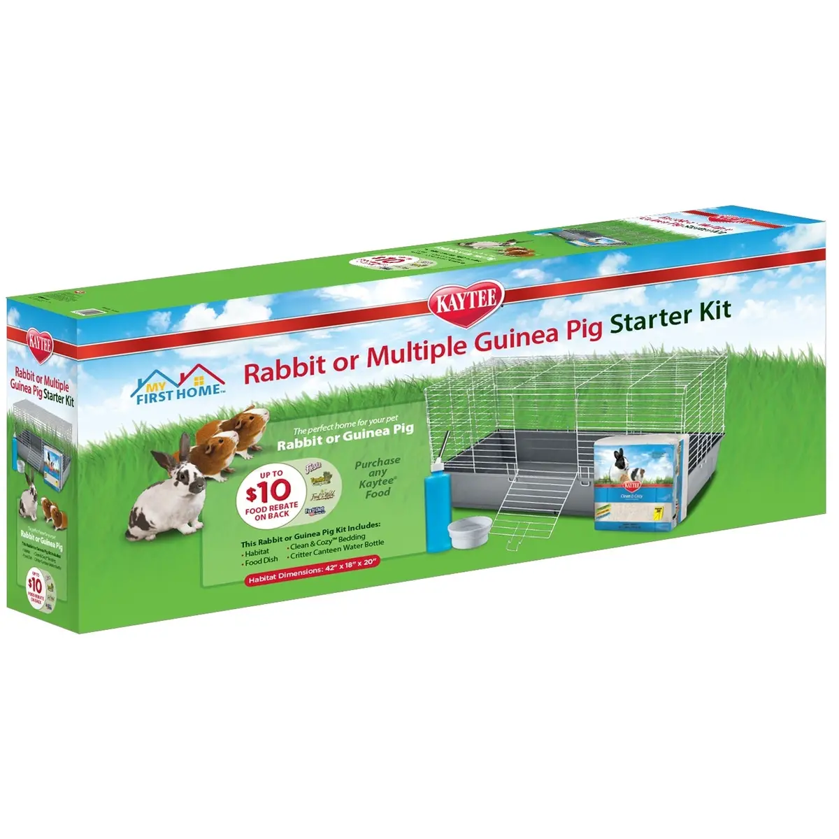 Kaytee My First Home Rabbit Or Multiple Guinea Pig Starter Kit 1
