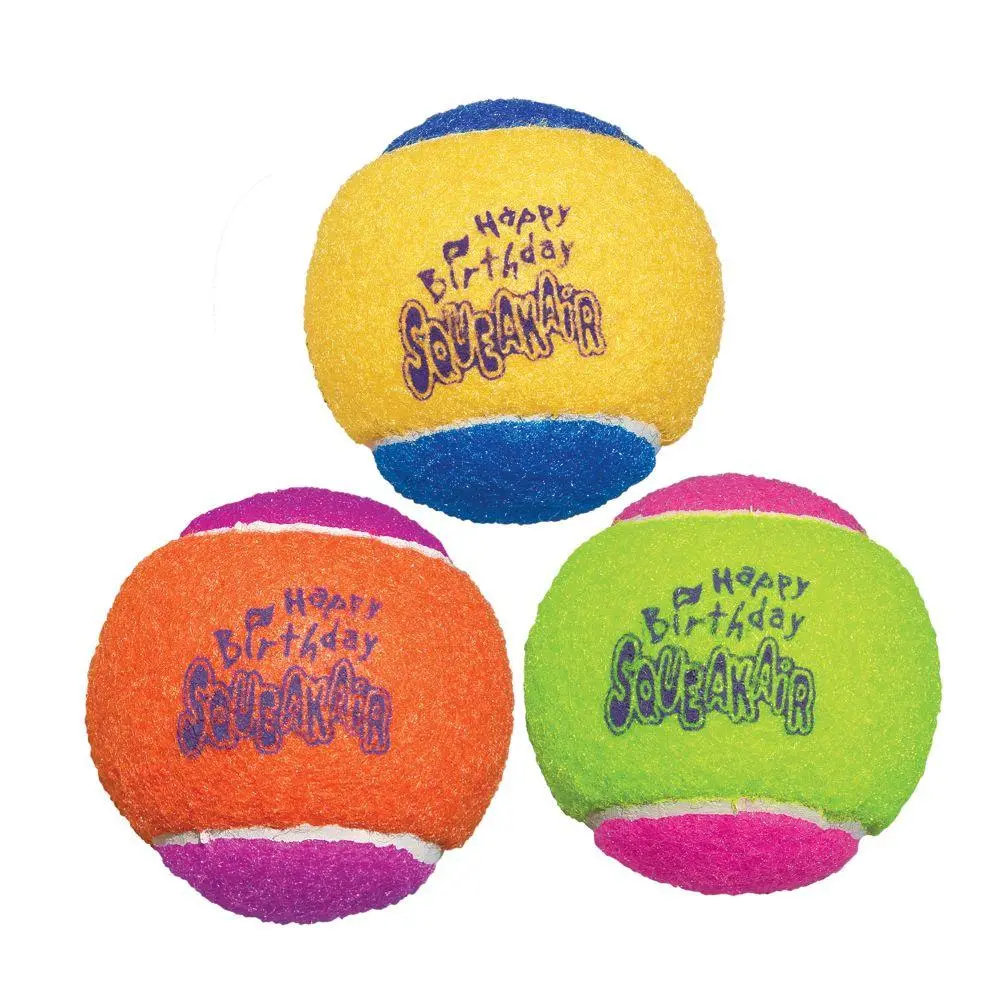 Kong Airdog Squeakair Birthday Balls Dog Toy 1