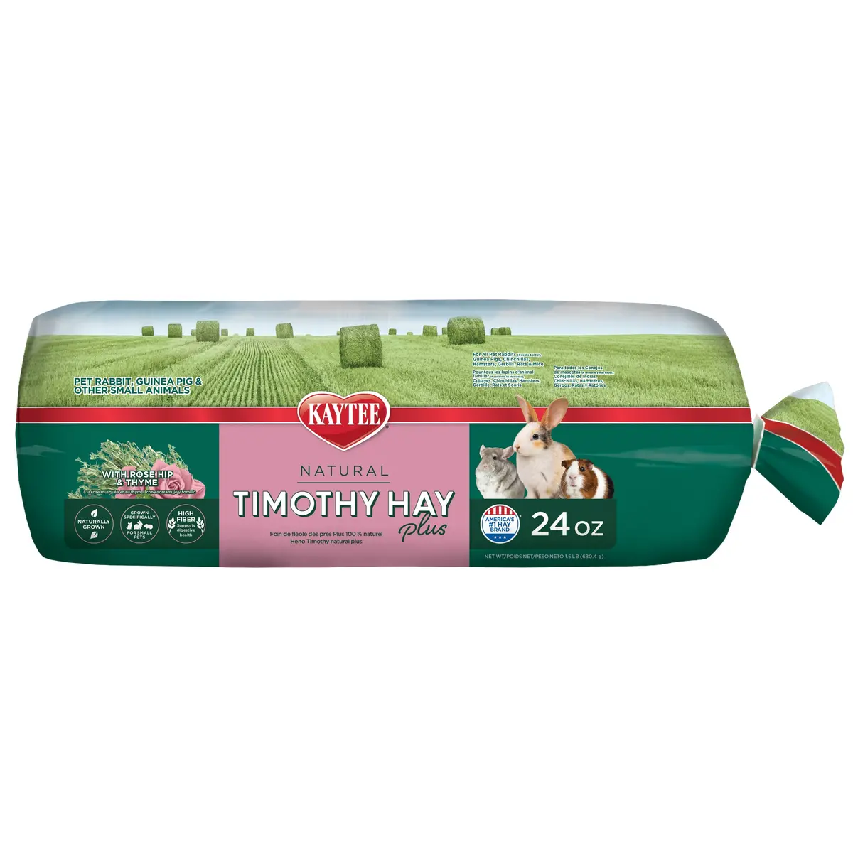 Kaytee Timothy Hay Plus Rose & Thyme 1