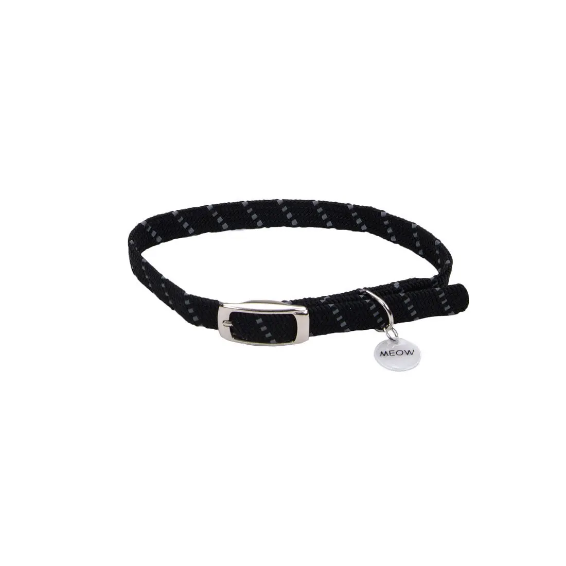 Coastal Pet Products Elastacat Reflective Safety Stretch Collar With Reflective Charm 1