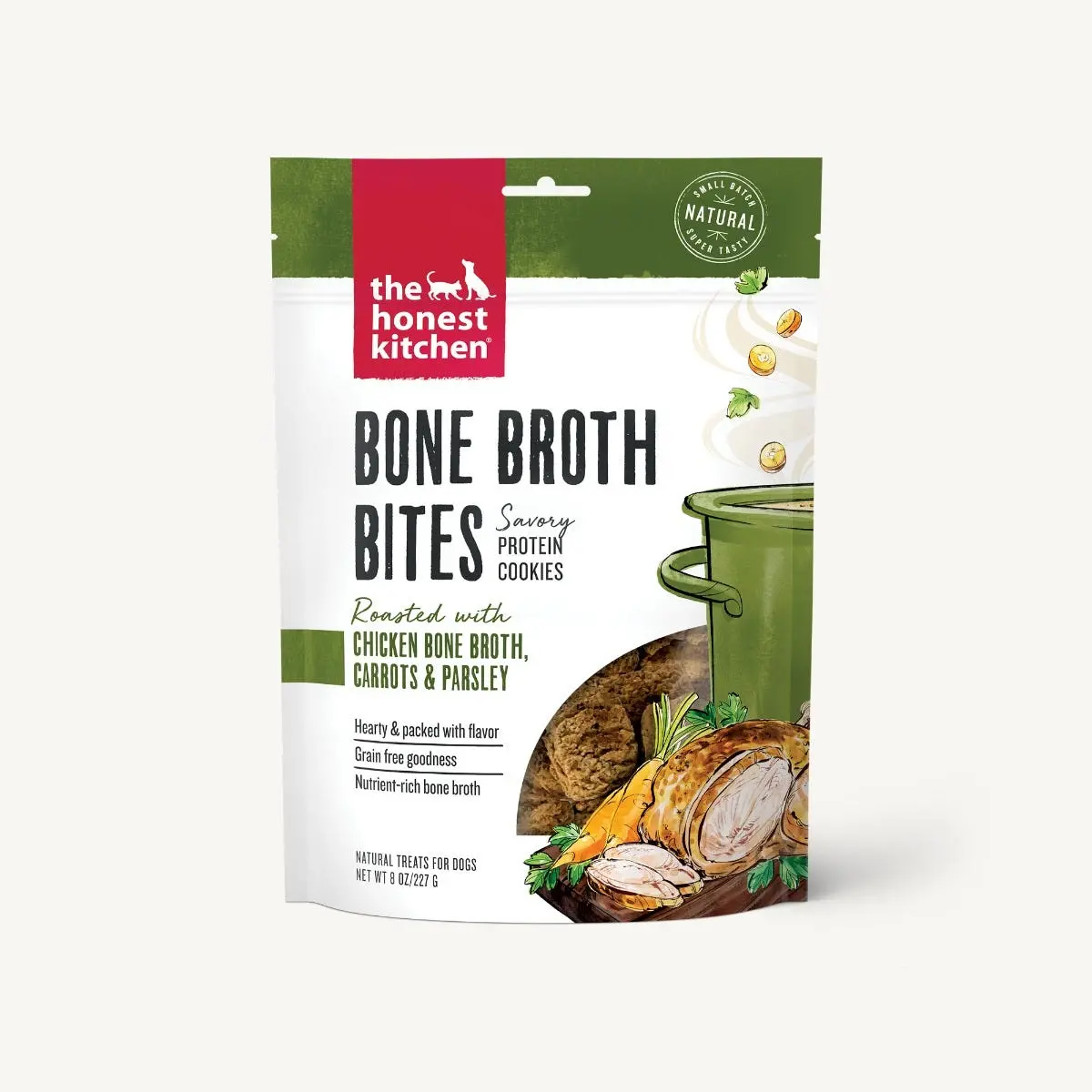 The Honest Kitchen Bone Broth Bites Roasted With Chicken Bone Broth & Carrots 1