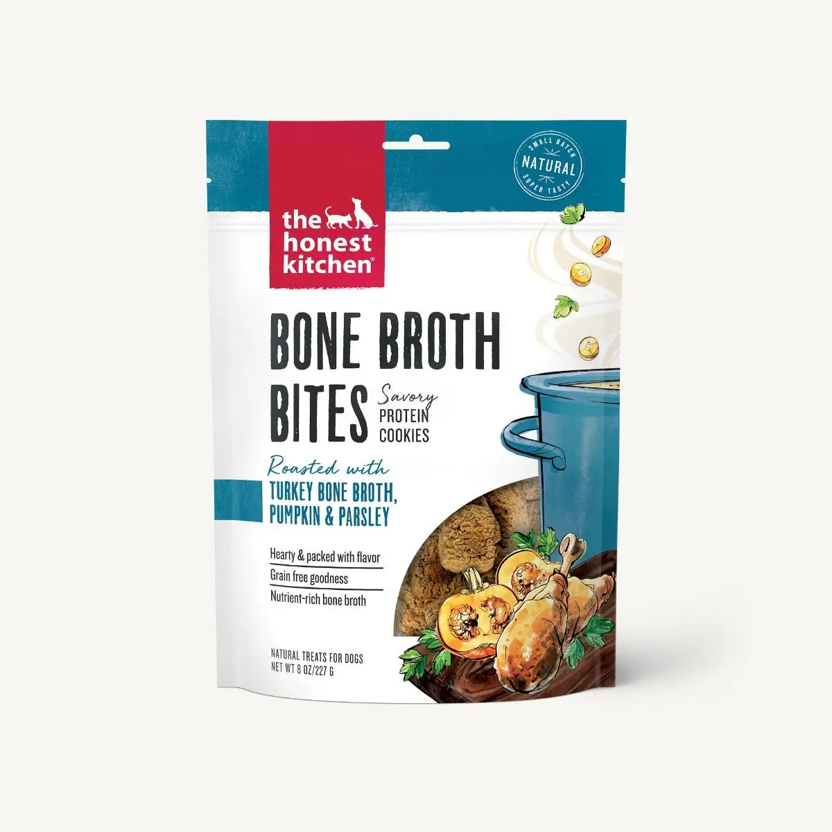 The Honest Kitchen Bone Broth Bites Roasted With Turkey Bone Broth & Pumpkin 1