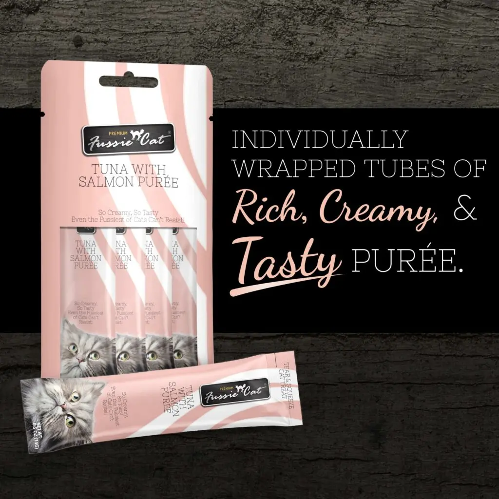 Fussie Cat Tuna With Salmon Purée 1