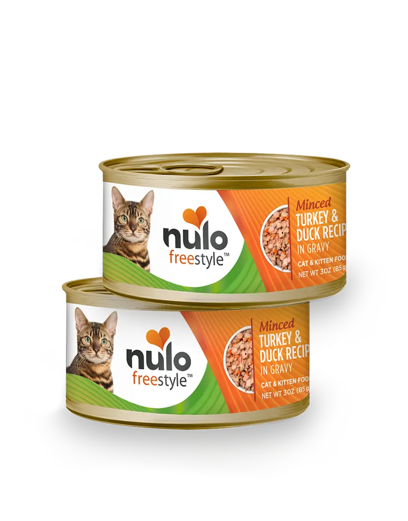 Nulo Freestyle Minced Turkey & Duck Recipe In Gravy Cat & Kitten Food 1