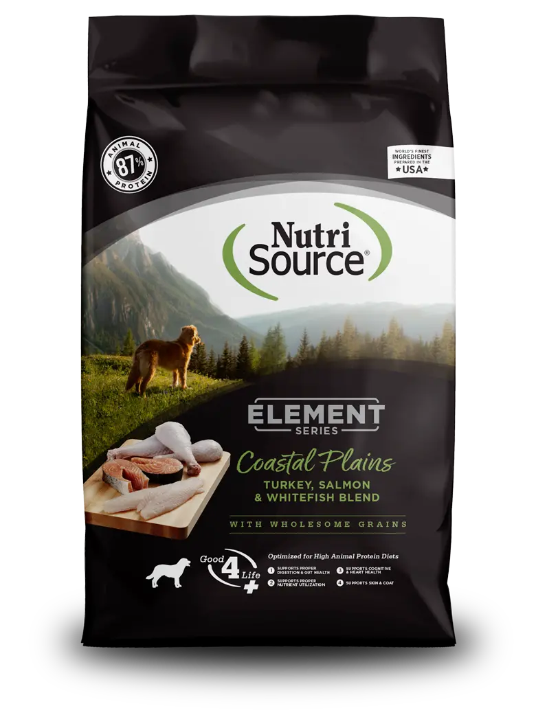 Nutrisource Coastal Plains Turkey, Salmon & Whitefish Blend Dog Food 1