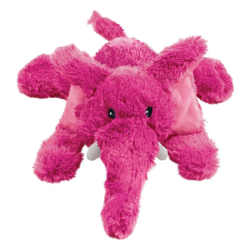Kong Elmer Elephant Cozie Plush Dog Toy 1