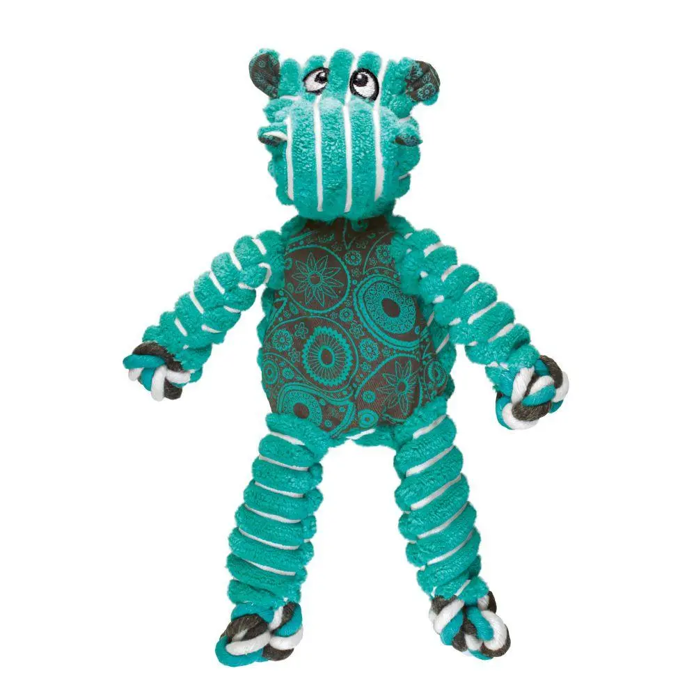 Kong Floppy Knots Hippo Dog Toy 1