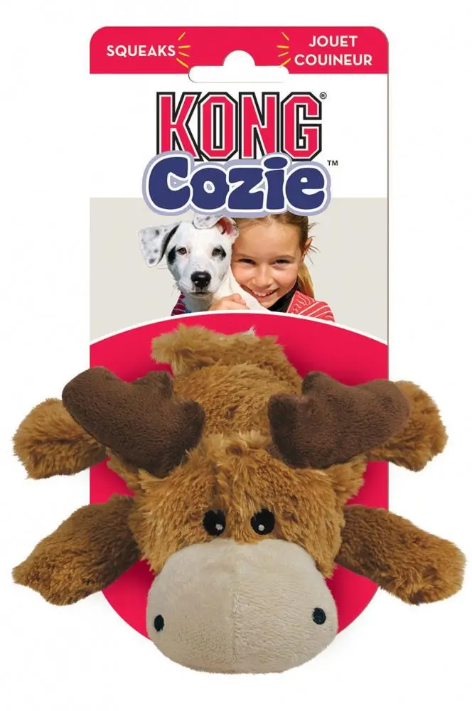 Kong Marvin Moose Cozie Plush Dog Toy 1