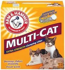 Arm & Hammer Multi-Cat Extra Strength Scented Clumping Litter 1