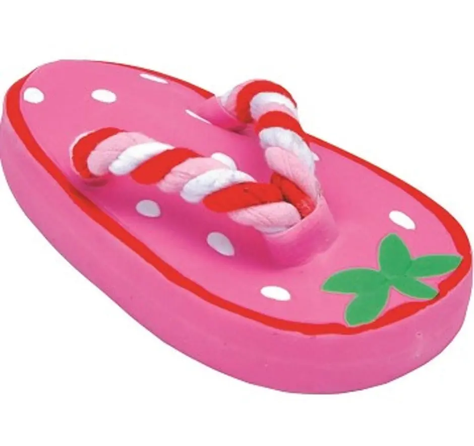 Lil Pals Latex & Rope Strawberry Flipflop 1
