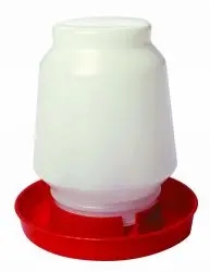 Little Giant 1 Gallon Complete Plastic Poultry Fount 1