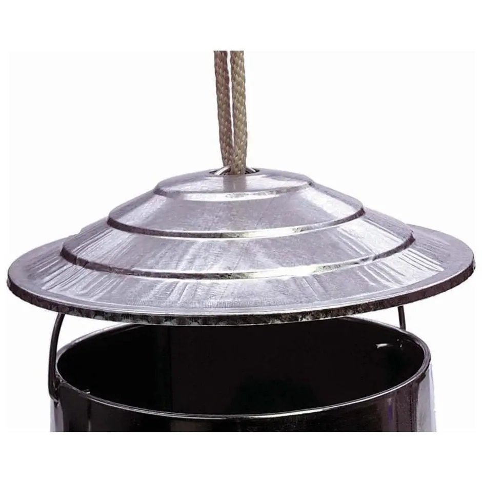 Little Giant Galv Hanging Poultry Feeder Cover 1