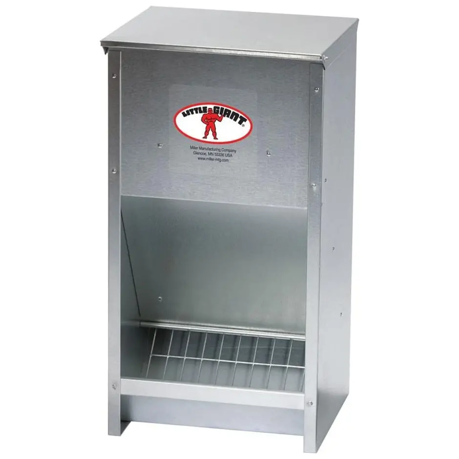 Little Giant High Capacity Poultry Feeder Galv 1