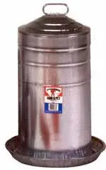 Little Giant Metal Poultry Fountain Waterer 8 Gallon 1