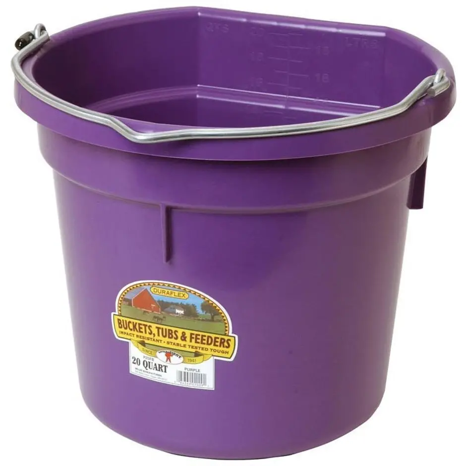 Little Giant 20 Quart Flat Back Bucket 4