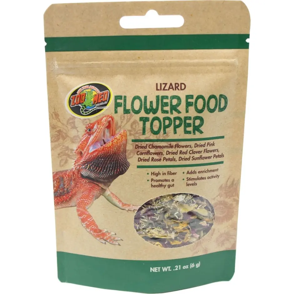 Lizard Flower Food Topper 1