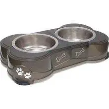 Loving Pets Dolce Diner Dish-Espresso 1