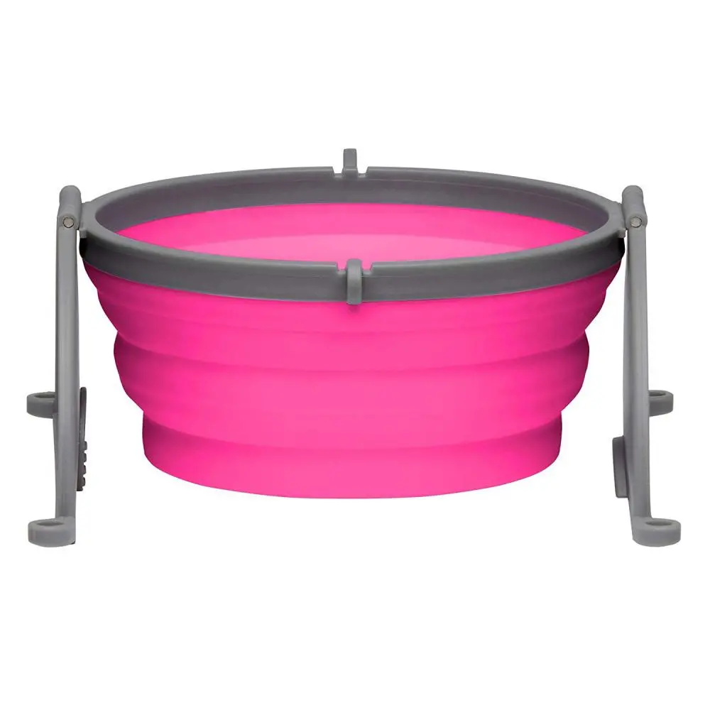 Loving Pets Pink Bella Travel Bowl 1