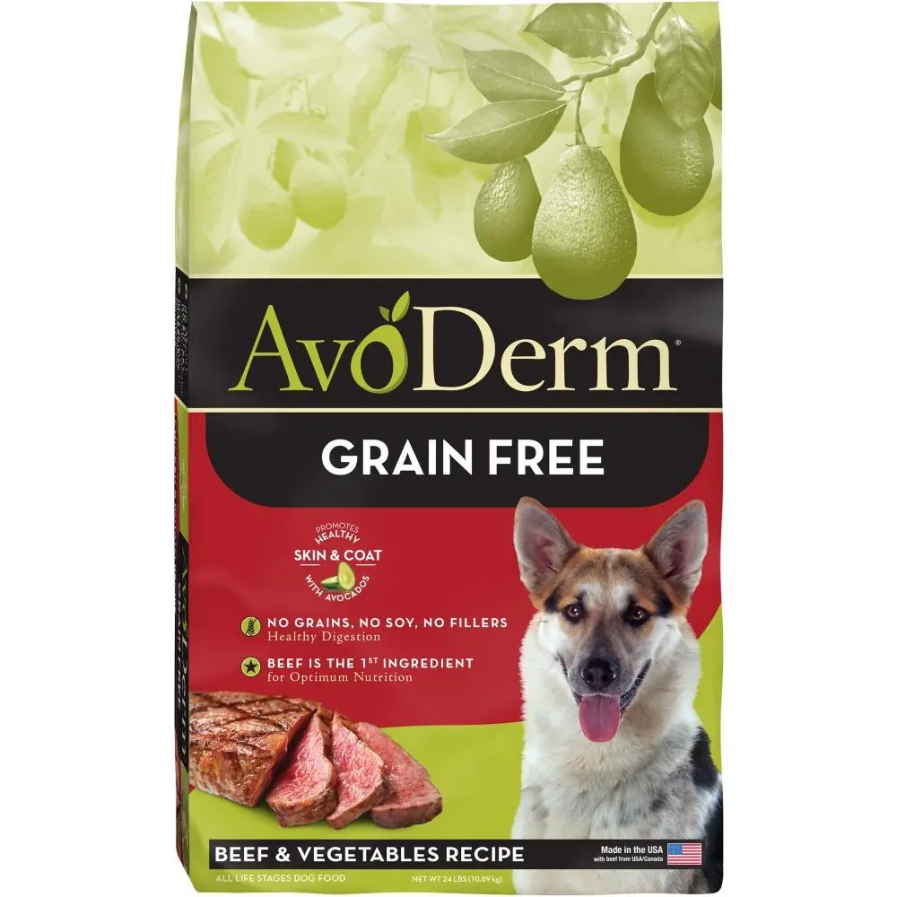 Avoderm Grain Free Beef & Vegetable Recipe Dry Dog Food 1