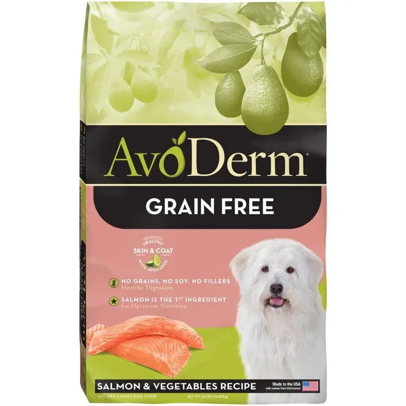 Avoderm Grain Free Salmon & Vegetable Recipe Dry Dog Food 1