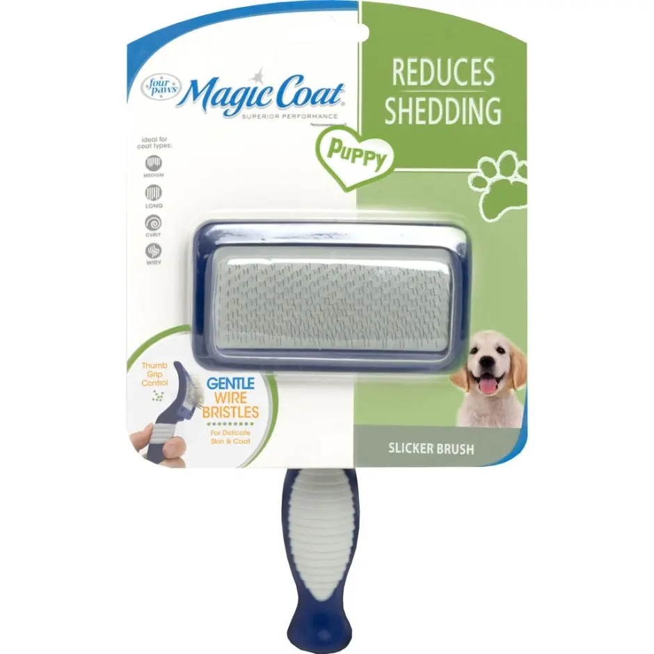 Magic Coat Gentle Slicker Wire Brush For Puppies 1