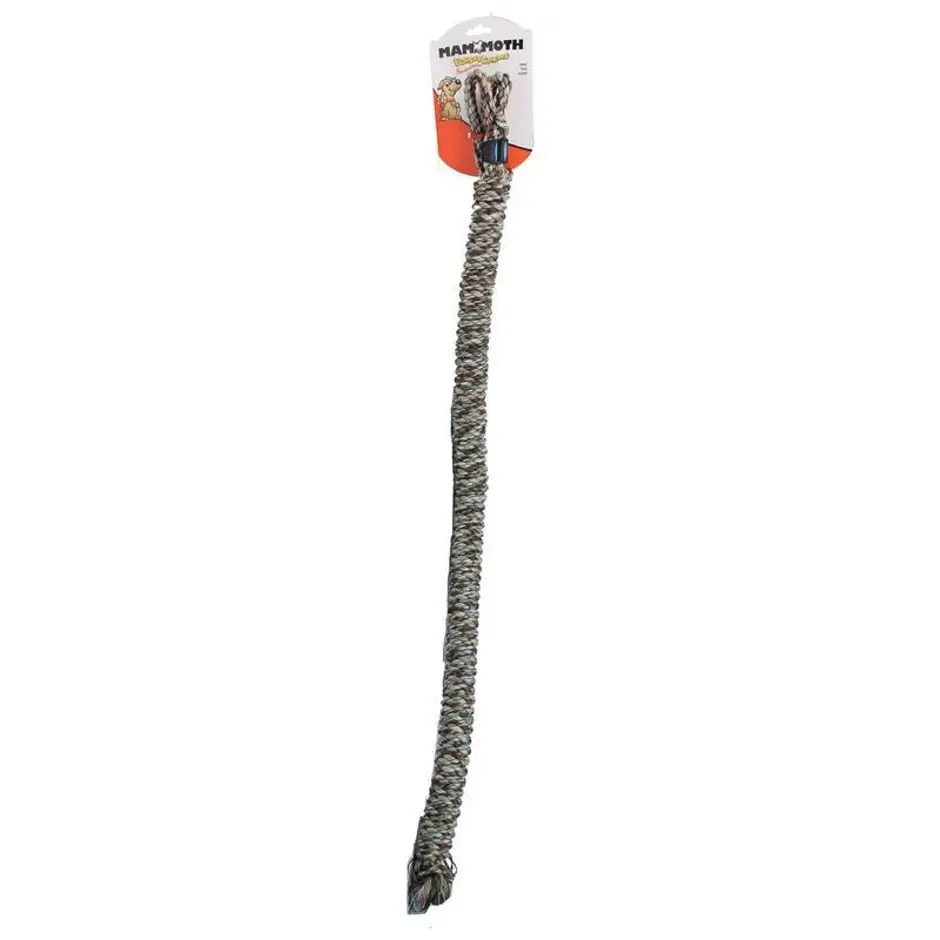 Mammoth Flossy Chews Snakebiter Colored Rope Toy 2