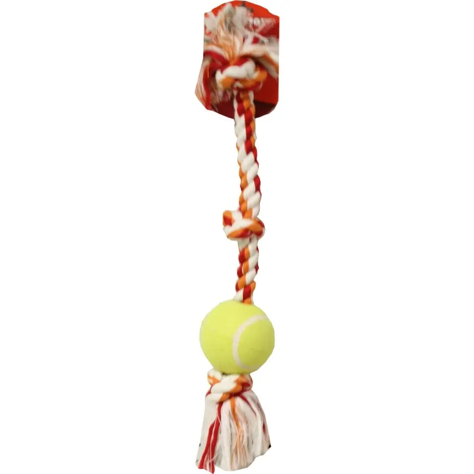 Mammoth Knot Tug W/Tennis Ball 1