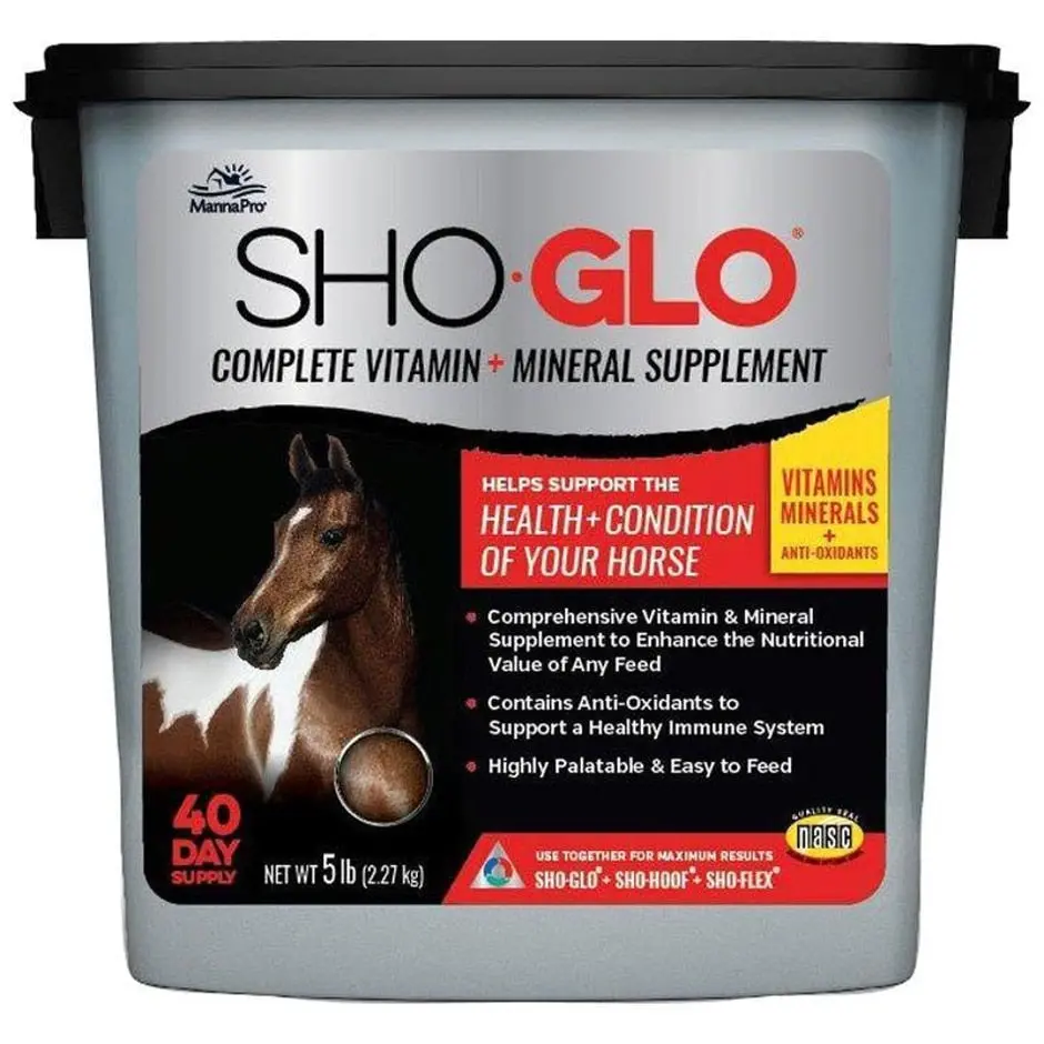 Manna Pro Sho-Glo Vitamin And Mineral Supplement For Horses 1
